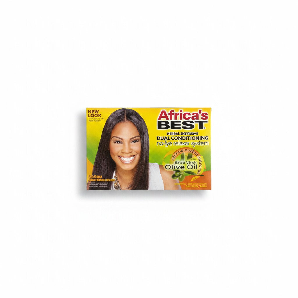 Africa's Best Herbal Intensive Dual Conditioning No-Lye Relaxer System with Extra Virgin Olive Oil - Horseed Enterprises Melb