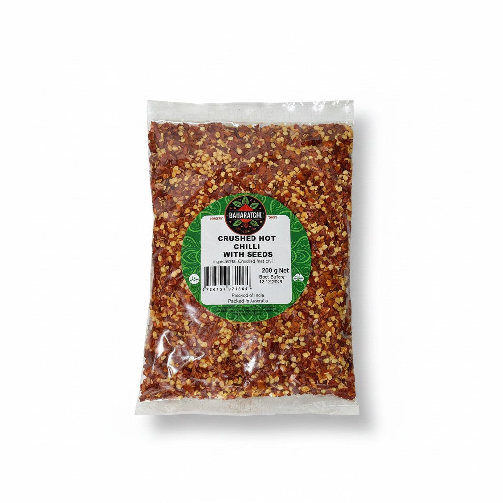 Baharatchi Crushed Hot Chilli with Seeds 200g - African spice & seasoning at Horseed Enterprises, Melbourne