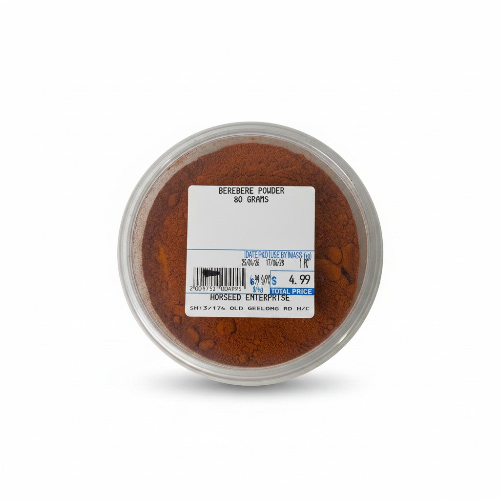 Berbere Powder 80g - African spice & seasoning at Horseed Enterprises, Melbourne