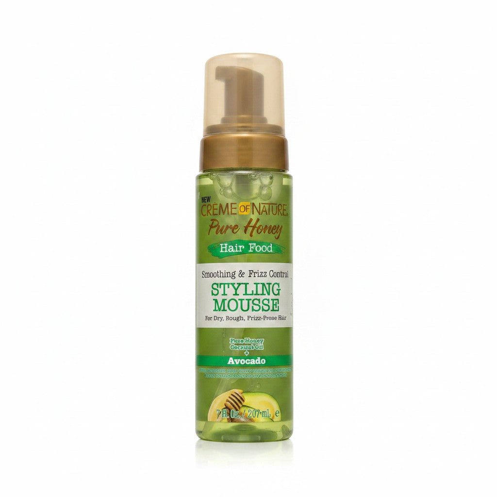 Creme of Nature Pure Honey Hair Food Smoothing & Frizz Control Styling Mousse - Horseed Enterprises Melbourne