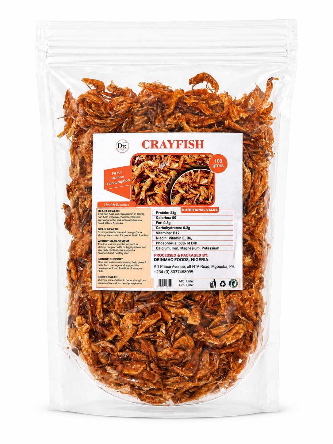 Deinmac Foods Crayfish (Ground/Whole) - halal meat & fish at Horseed Enterprises, Melbourne