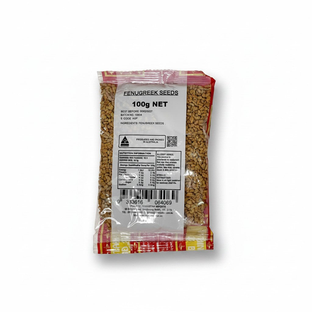 Fenugreek Seeds 100g - beans & pulses at Horseed Enterprises, Melbourne