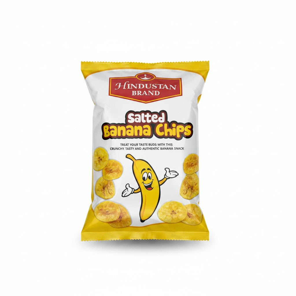 Hindustan Brand Salted Banana Chips - African & halal grocery at Horseed Enterprises, Melbourne