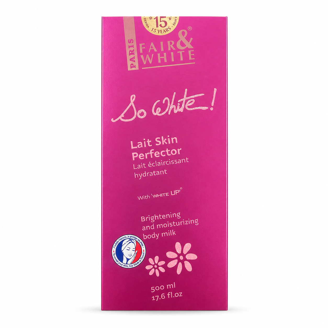 Fair & White So White! Skin Perfector Brightening & Moisturizing Body Milk 500ml