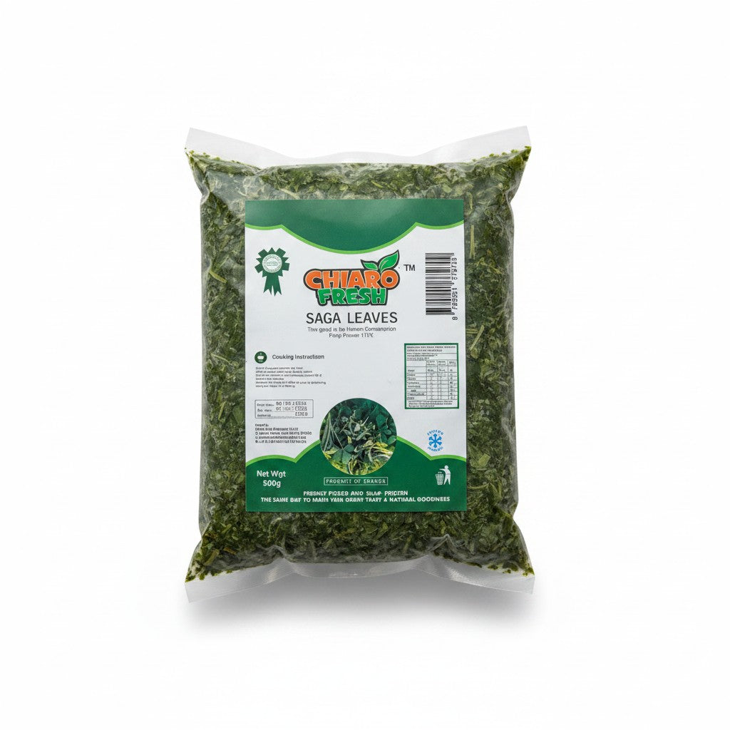 Saga Leaves (Frozen) 500g — Chiaro Foods