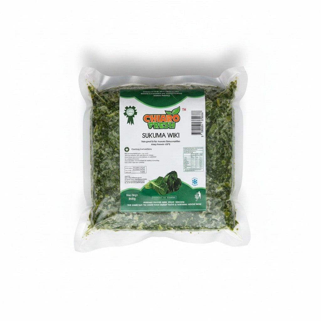 Sukuma Wiki Iliyogandishwa (Collard Greens) 500g