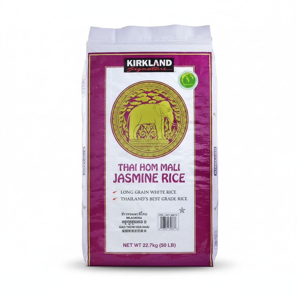 Kirkland Thai Hom Mali Jasmine Rice 22.75kg - African rice & flour at Horseed Enterprises, Melbourne