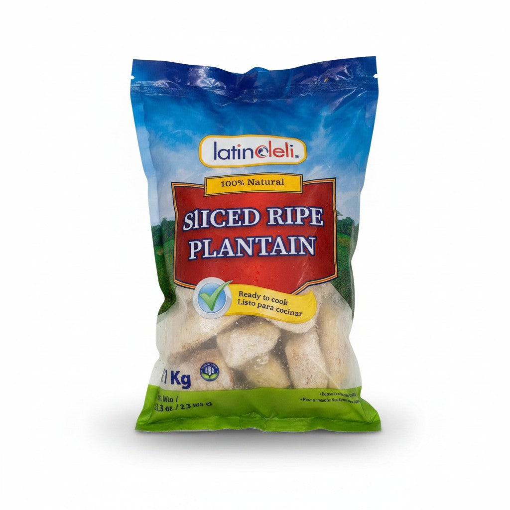 Latin Deli Sliced Ripe Plantain 1kg (Frozen) - frozen African & halal food at Horseed Enterprises, Melbourne
