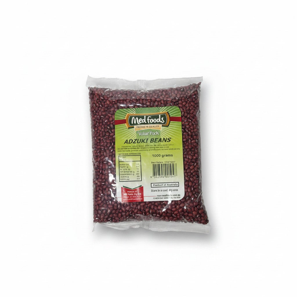 MedFoods Adzuki Beans 1kg - beans & pulses at Horseed Enterprises, Melbourne