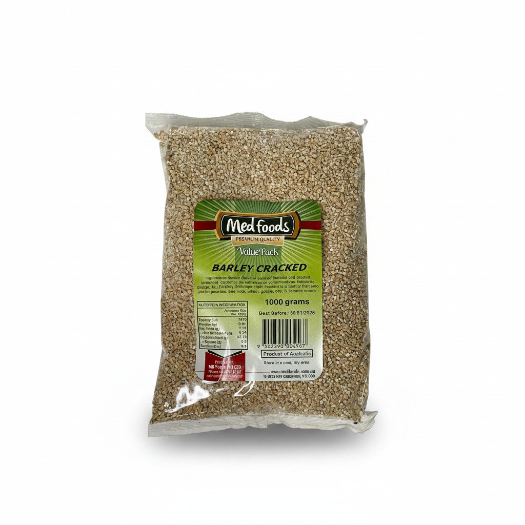 MedFoods Barley Cracked 1kg - African & halal grocery at Horseed Enterprises, Melbourne