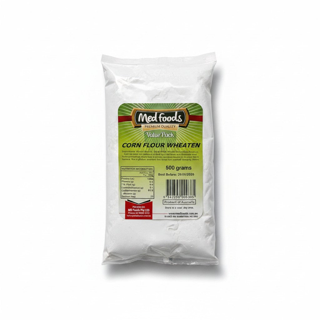 MedFoods Corn Flour Wheaten 500g - African rice & flour at Horseed Enterprises, Melbourne
