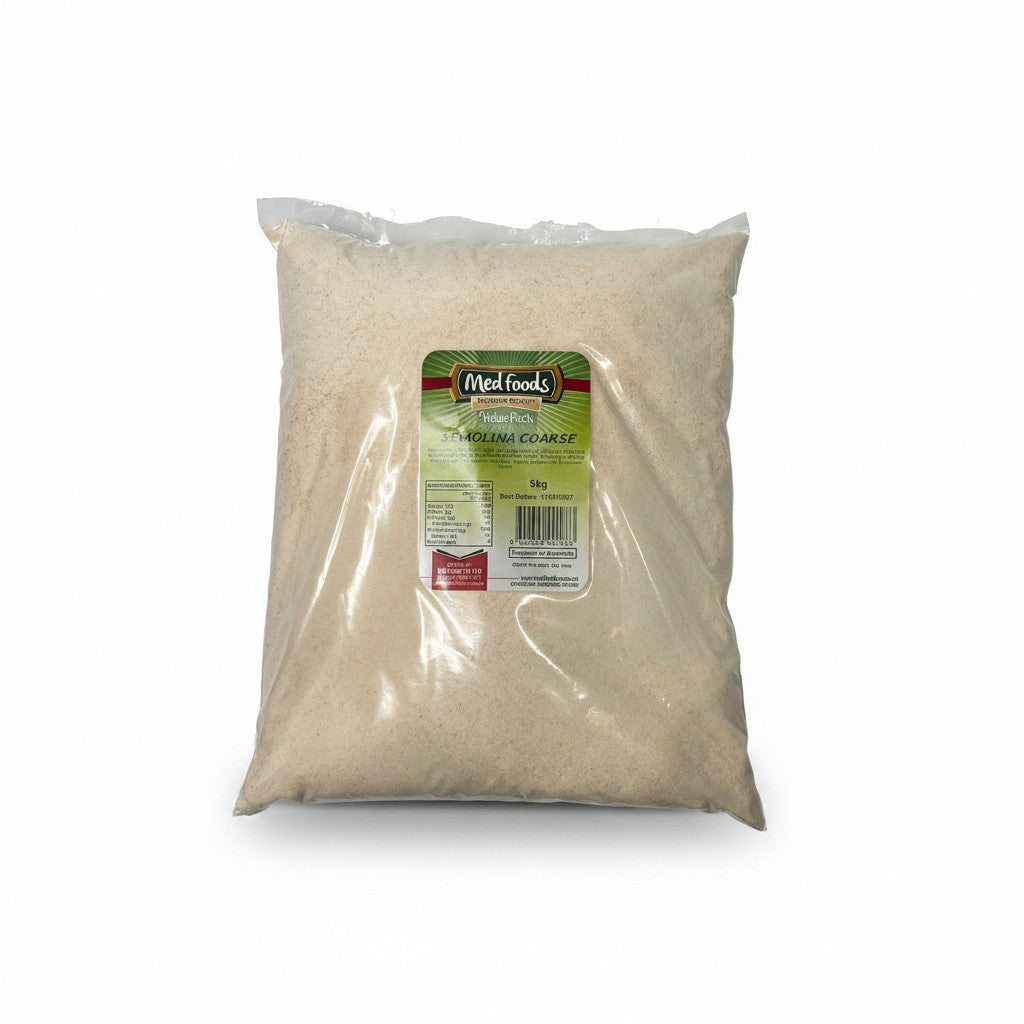 MedFoods Semolina Coarse 5kg - African rice & flour at Horseed Enterprises, Melbourne
