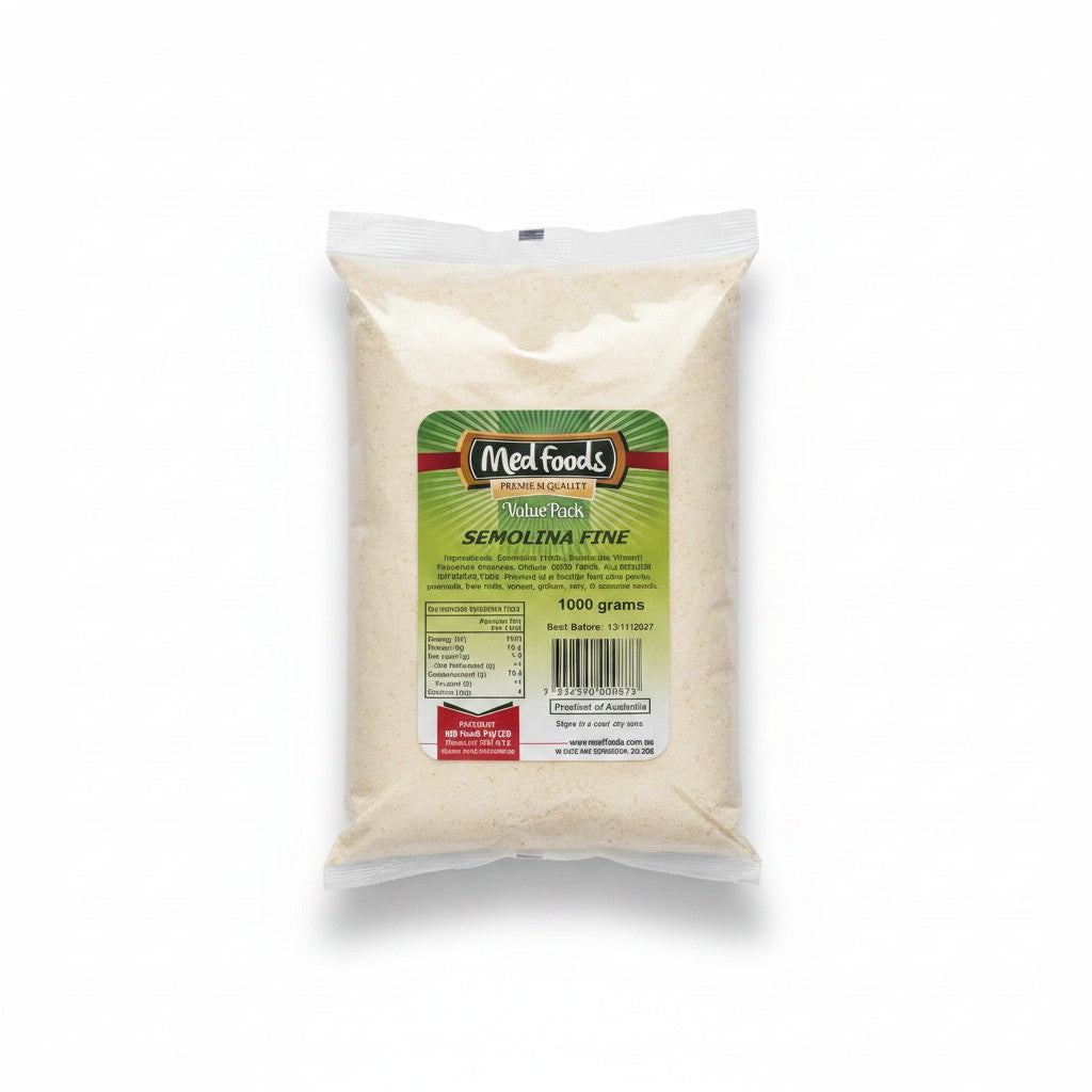 MedFoods Semolina Fine 1kg - African rice & flour at Horseed Enterprises, Melbourne