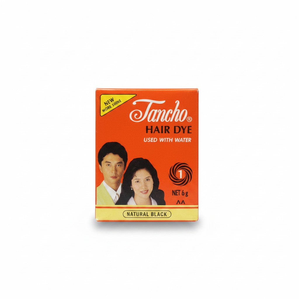 Tancho Hair Dye – Natural Black, Used with Water - African & Caribbean hair care at Horseed Enterprises, Melbourne