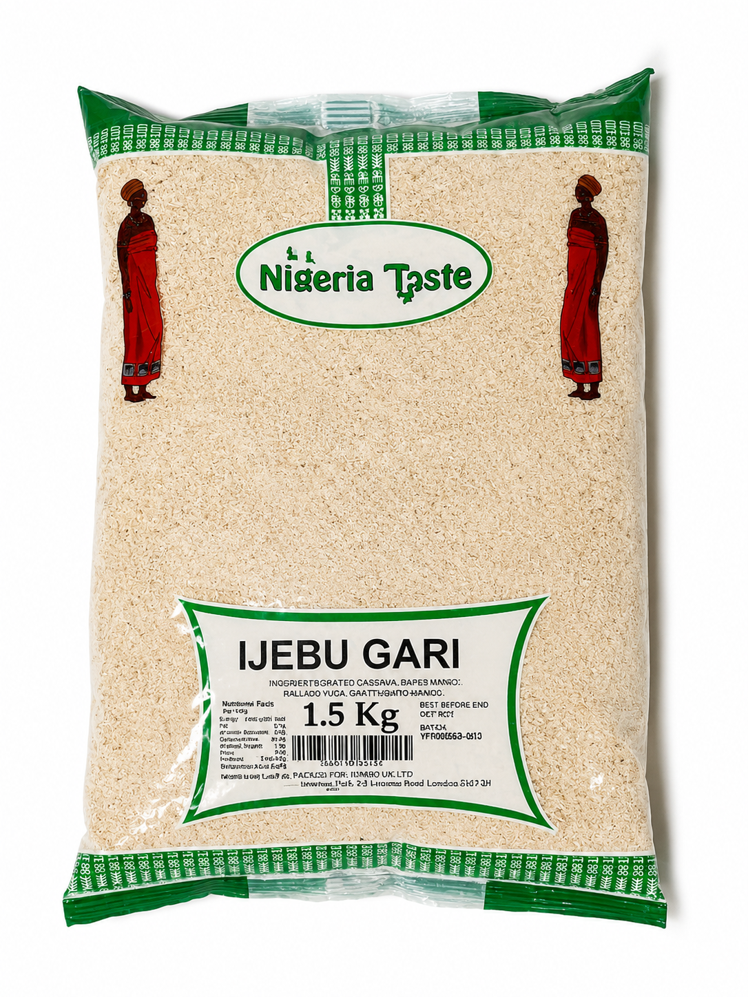 Nigeria Taste Ijebu Gari 1.5kg - African rice & flour at Horseed Enterprises, Melbourne
