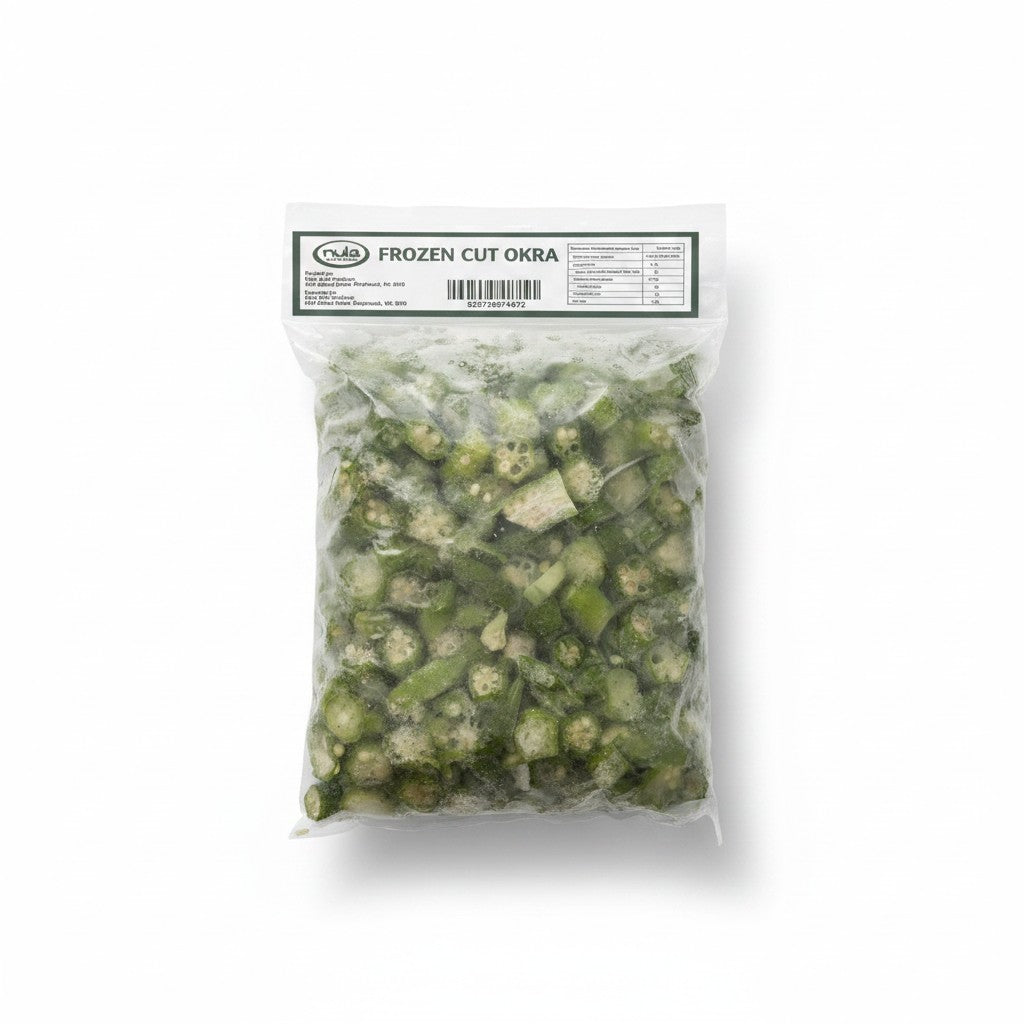 Nula Frozen Cut Okra 500g - frozen African & halal food at Horseed Enterprises, Melbourne
