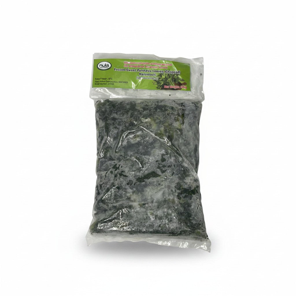 Nula Frozen Sweet Potato Leaves Chopped 500g - frozen African & halal food at Horseed Enterprises, Melbourne