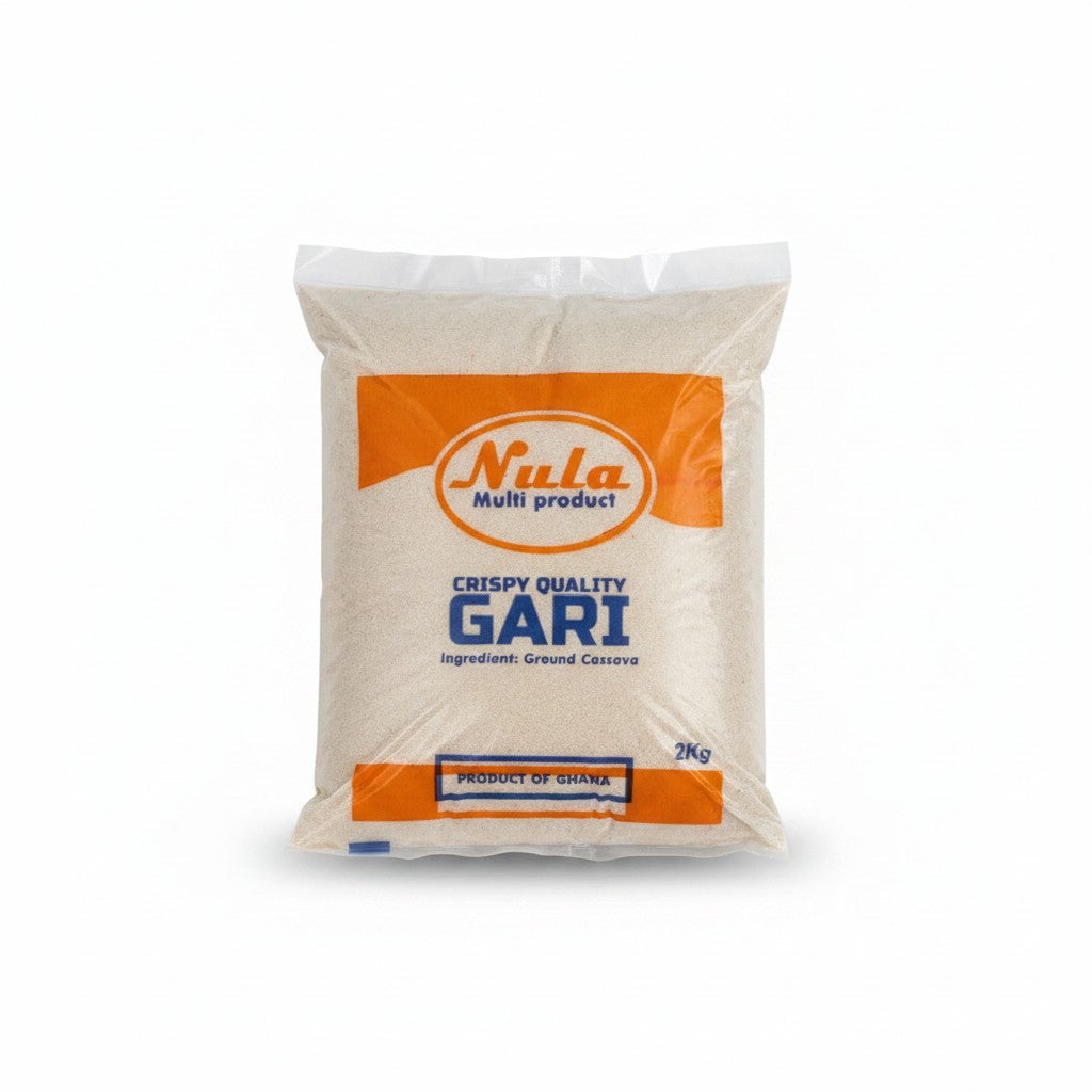 Nula Multi Product Crispy Quality Gari 2kg - African rice & flour at Horseed Enterprises, Melbourne