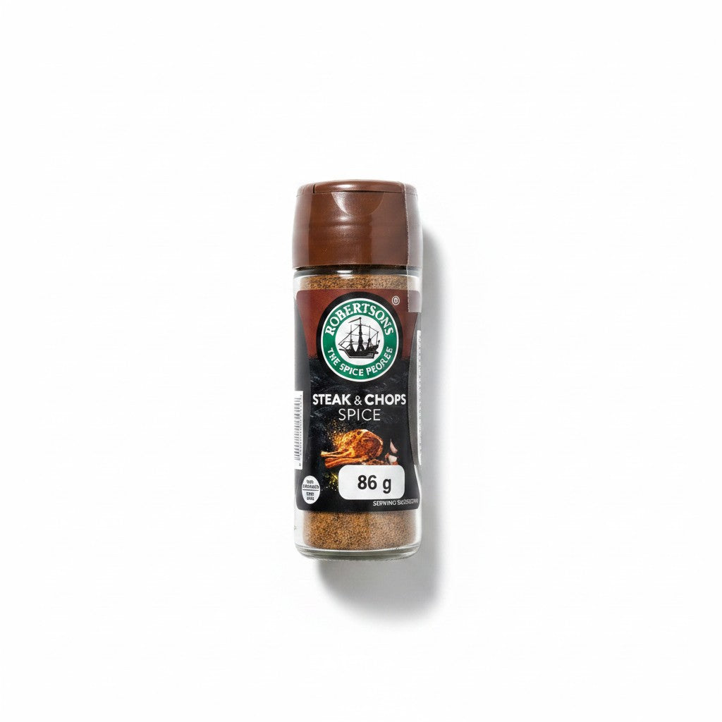 Robertsons Steak & Chops Spice 86g - African spice & seasoning at Horseed Enterprises, Melbourne