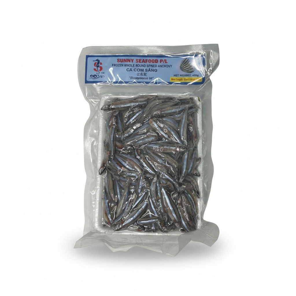 Sunny Seafood Frozen Whole Round Dried Anchovy - frozen African & halal food at Horseed Enterprises, Melbourne