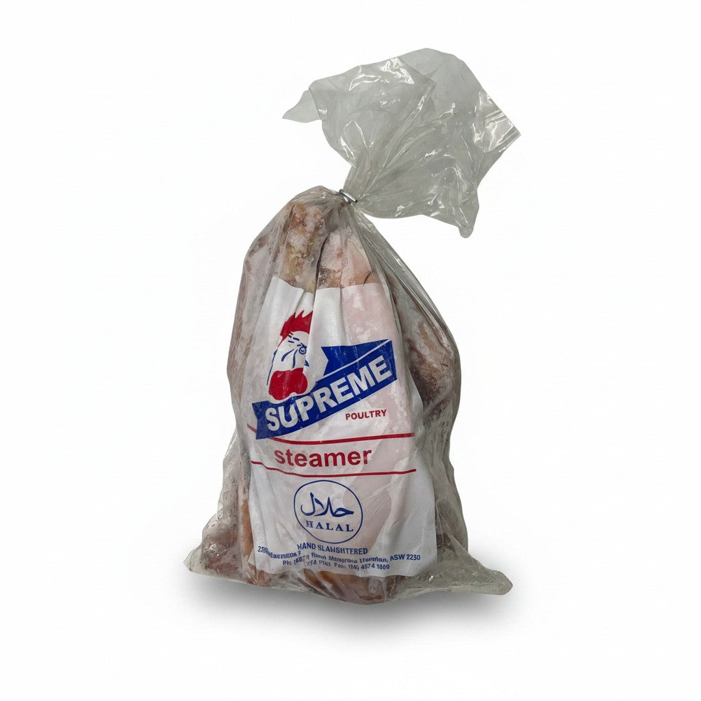 Supreme Poultry Steamer Chicken (Frozen) - frozen African & halal food at Horseed Enterprises, Melbourne