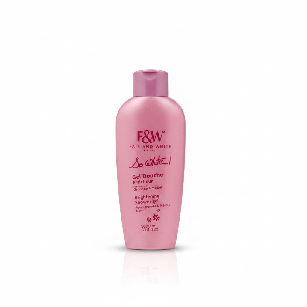Fair & White So White! Brightening Shower Gel Pomegranate & Melon - Horseed Enterprises Melbourne
