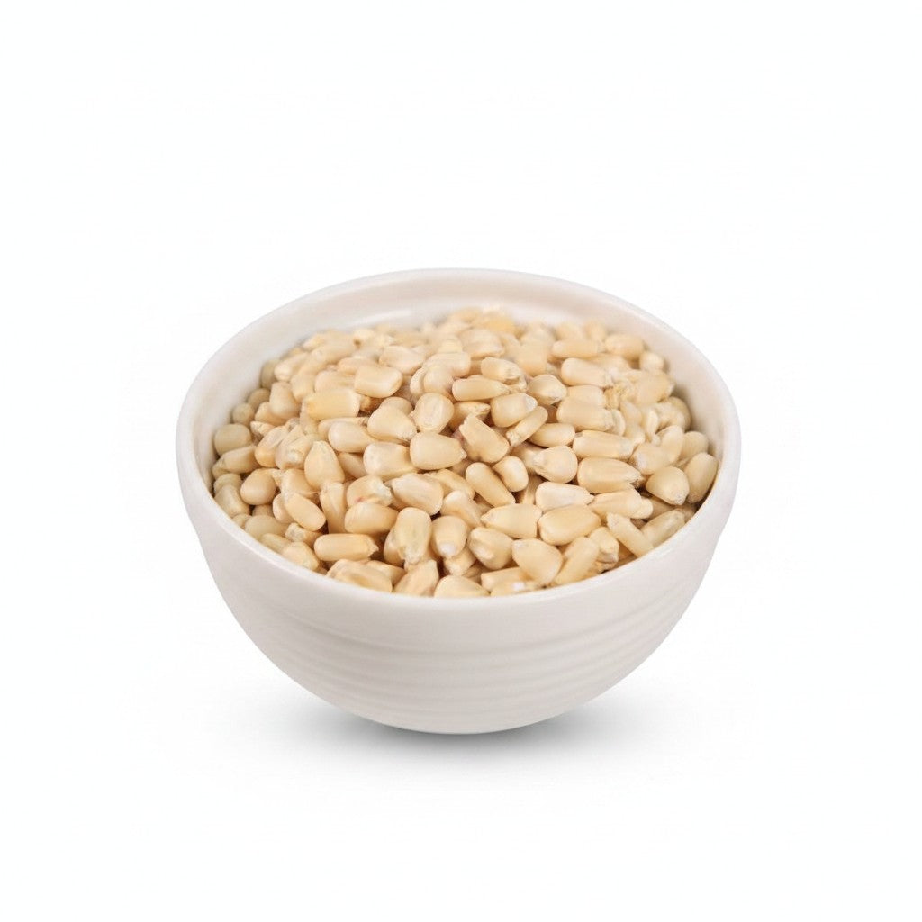 White Corn 1kg - beans & pulses at Horseed Enterprises, Melbourne
