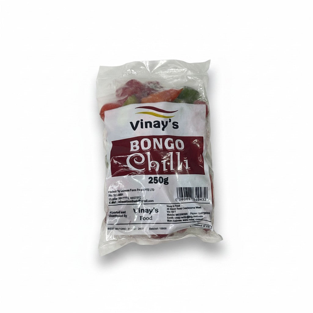 Vinay's Bongo Chilli 250g - frozen African & halal food at Horseed Enterprises, Melbourne