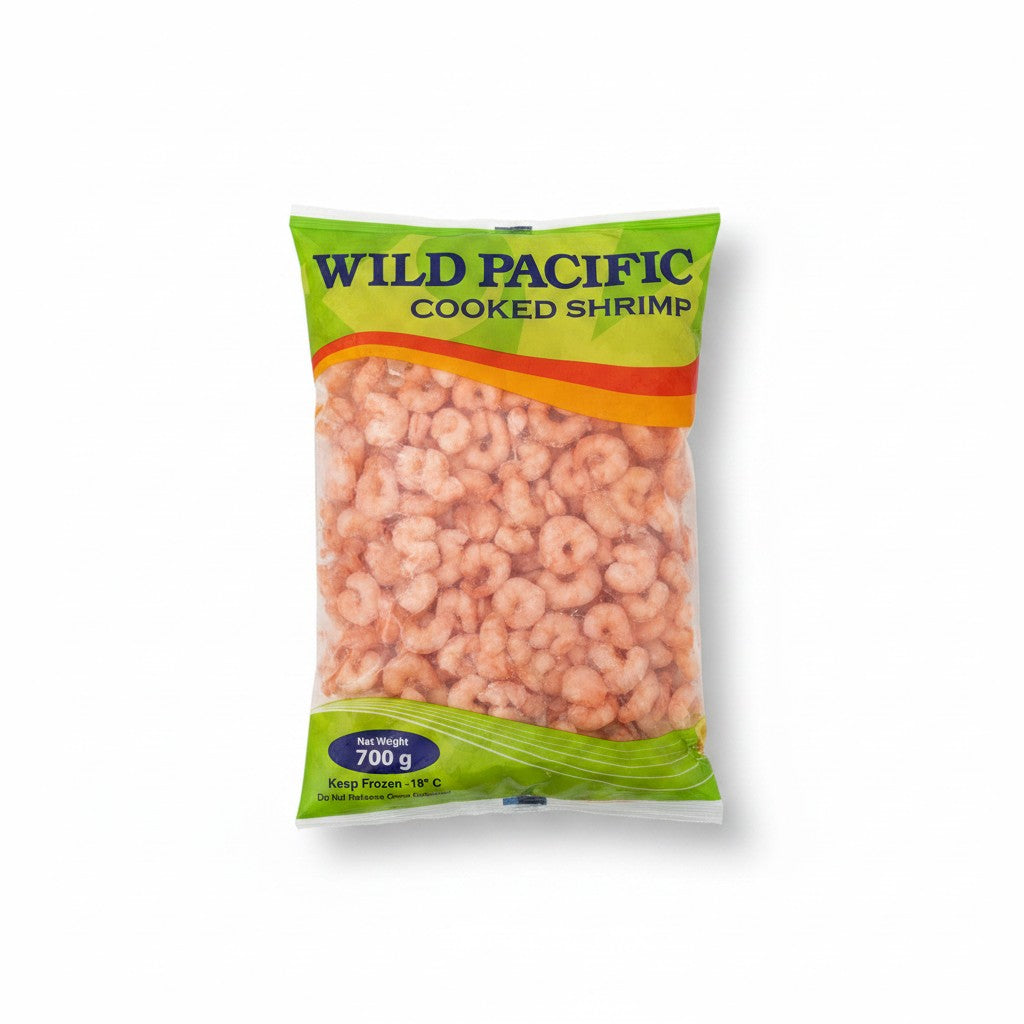 Wild Pacific Cooked Shrimp 700g (Frozen) - frozen African & halal food at Horseed Enterprises, Melbourne