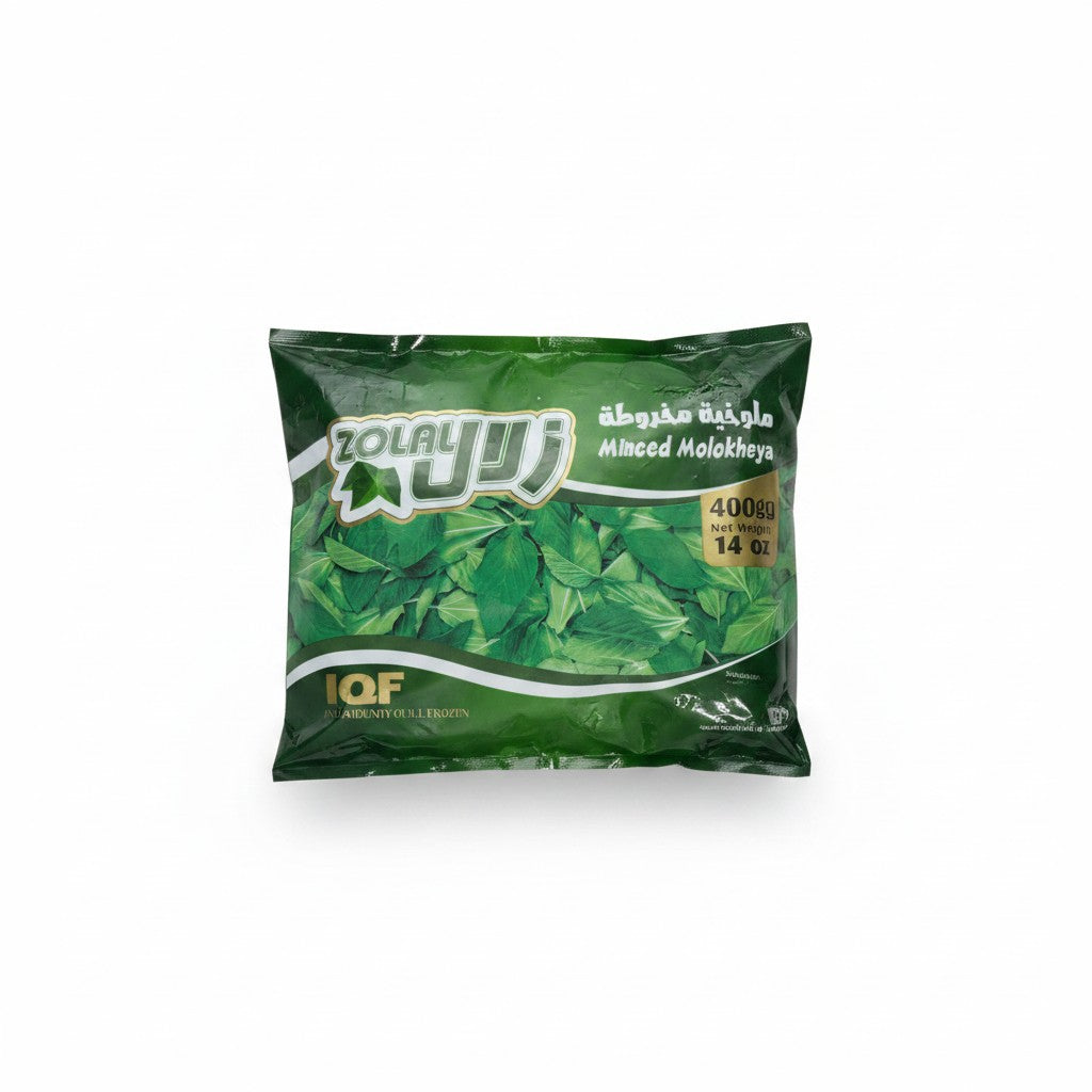 Zolal Minced Molokheya 400g (Frozen) - frozen African & halal food at Horseed Enterprises, Melbourne